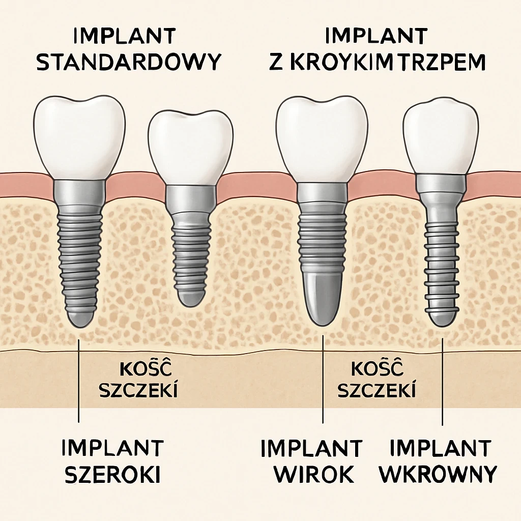 Jakie są rodzaje implantów zębowych?