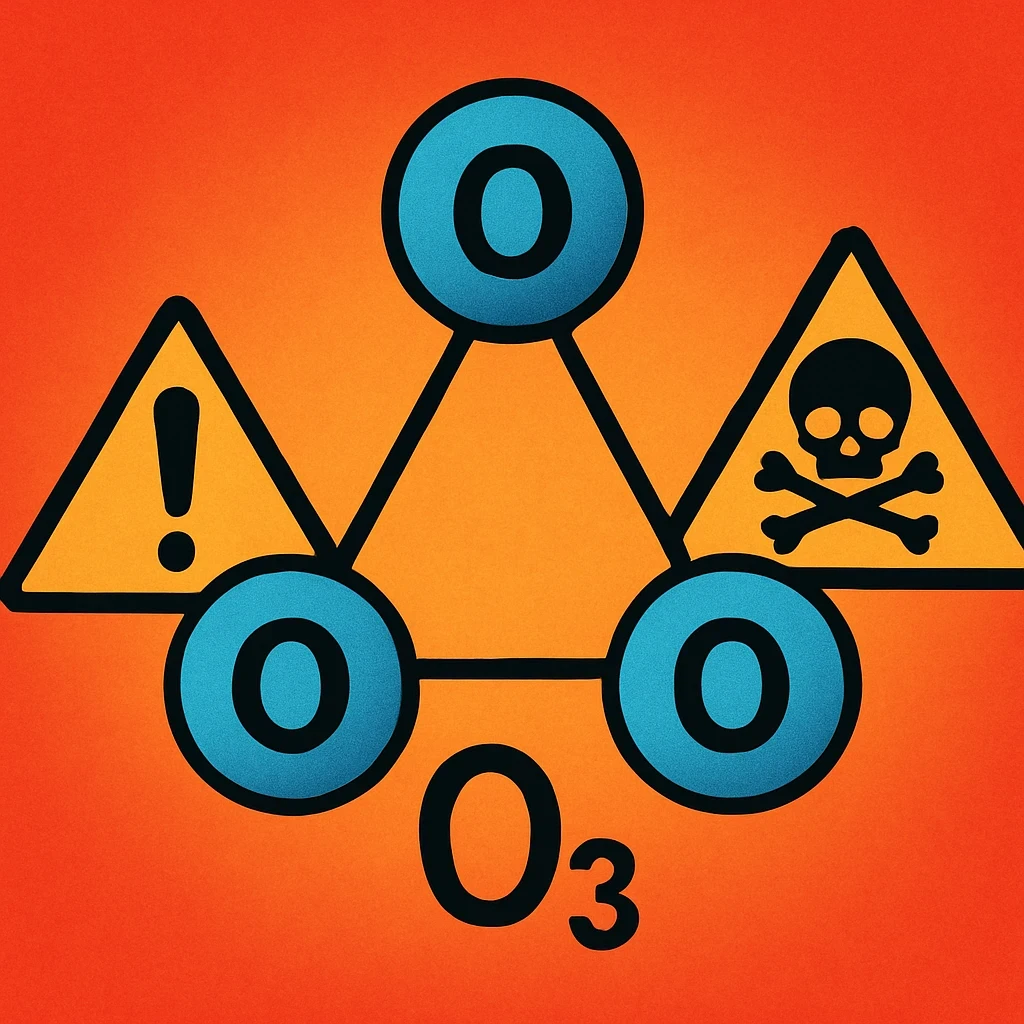Szkodliwy ozon o3 - dlaczego trzeba uważać?